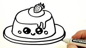 How To Draw A Cute Strawberry Cake Drawing On A Whiteboard Cake Drawing Cute Strawberry Strawberry Cake