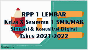 Soal ulangan akhir semester ganjil sekolah menengah kejuruan islam baburrohmah 1. Simulasi Digital Kelas X