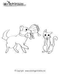 However, as any dog owner can attest, try as we might, communicating with our furry friends isn't always the easiest. Valentine S Dog Cat Coloring Page A Free Holiday Coloring Printable
