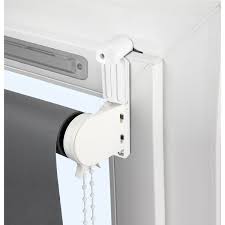 Kit De 2 Supports Avec Joint Et Extension Blanc Pour Tout Type De Store Leroy Merlin Store Jour Nuit Types De Stores Support Rideau