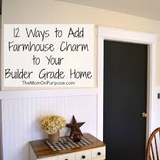 Trimming a window (replacing the sill & apron, adding side/top molding). 12 Ways To Add Farmhouse Style To A Builder Grade Home