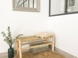 Banc Ghada En Bois De Saule Brut Et Doum Tresse Naturel La Redoute Interieurs La Redoute Idees De Decor Bois De Saule Decoration Maison