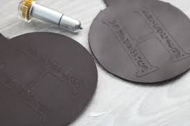 The Best Way To Engrave Leather On The Cricut Maker In 2020 Leather Engraving Leather Keychain Leather Rivets
