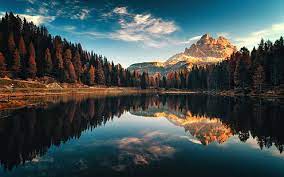 Dolomiti Italy Autumn Lago Antorno Landscape Photography Desktop Hd Wallpape Landscape Wallpaper Nature Desktop Wallpaper Computer Wallpaper Desktop Wallpapers
