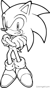 Download and print these super sonic coloring pages for free. Sonic The Hedgehog Coloring Pages Coloringall