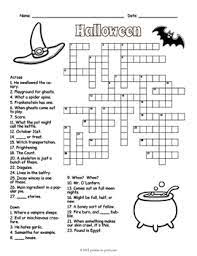Type the answers directly into the. Free No Prep Halloween Crossword Puzzle Worksheet 4 Versions Tpt