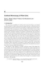 Check spelling or type a new query. Pdf Confocal Microscopy Of Plant Cells