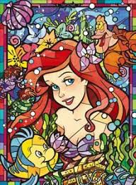 Disney princess stained glass 1000 piece jigsaw puzzle. 500 Piece Jigsaw Puzzle Disney Princess Ariel The Little Mermaid Stained Glass 8809469613613 Ebay