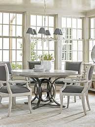 Calerton Round Dining Table Thumbnail Image 5 Lexington Furniture Farmhouse Dining Room Upholstered Dining Chairs