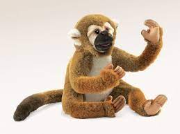 Squirrel Monkey Puppet Squirrel Monkey Monkey Puppet Animal Hand Puppets