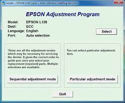 Epson L120 Adjustment Program Impresora Software Stylus