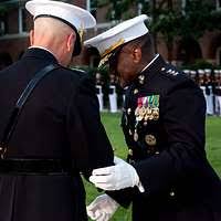 Command Sgt. Maj. John Schiffli of the 317th Military