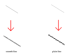 (1) select the selection menu > all How Do Some Programs Draw Smooth Lines Stack Overflow