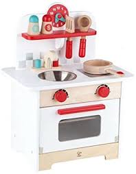 Check spelling or type a new query. Amazon Com Hape Gourmet Kitchen Kid S Wooden Play Kitchen In Retro Red Toys Games