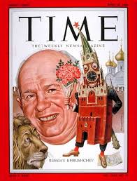 TIME Magazine Cover: Nikita Khrushchev - Apr. 30, 1956 | Time magazine,  Time inc, Ad art