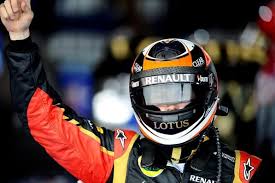 Race Winner Kimi Raikkonen Fin Lotus F1 Celebrates In Parc Ferme Formula One World Championship Rd1 Australian Australian Grand Prix Albert Park Lotus F1