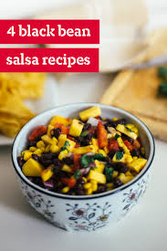 4 Black Bean Salsa Recipes Dress Up Your Black Bean Salsa With Mango Avocado Or Corn And Use Your New Salsa Recipes Black Bean Salsa Recipe Kraft Recipes