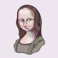 Mona Lisa Pride Colors Vectors