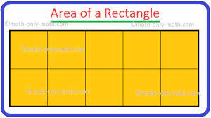 Check the chart for more details. Area Of A Rectangle Area Of Rectangle Length Breadth Examples