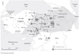Mapping armenian genocide map of massacres in cilicia and adana in 1909 carte figurant dans l'ouvrage de jean mecerian s.j., le genocide du peuple armenien, le sort de la population. On This Day 1915 The Start Of The Armenian Genocide Pen Sword Blog