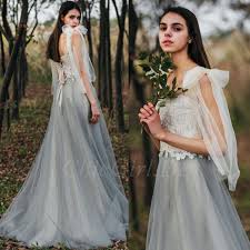 Hochzeitskleider mit farbigen akzenten 2 hochzeitskleider mit farbigen akzenten 3 der klassiker unter den farbigen akzenten am. Marchen Farbige A Linie Herz Ausschnitt Brautkleid Grau Beige Tull Mit Trager Blumen