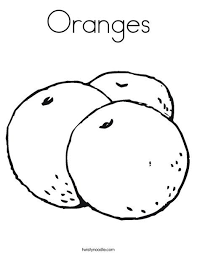 Oranges Coloring Page Coloring Page Template Printing Printable Food Coloring Pages For Kids Orange Food Coloring Pages Preschool Colors Coloring Pages