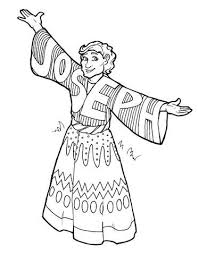 Joseph Coat Of Many Colors Coloring Page Bible Coloring Pages Bible Coloring Coat Of Many Colors