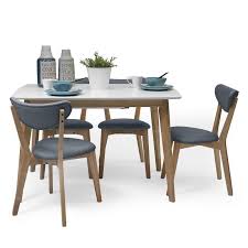 4 sillas puedes elegir el color que mas se adecue a tú decoración!!! Conjunto De Comedor De Diseno Nordico Melaka Mesa Extensible Blanca Y