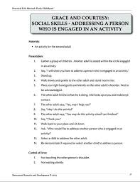 Your preschoolers learn one letter per week. 52 Grace And Courtesy Ideas Practical Life Montessori Montessori Practical Life