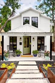 6 Essential Curb Appeal Ideas For Front Porches Modern Farmhouse Exterior White Exterior Houses House Exterior