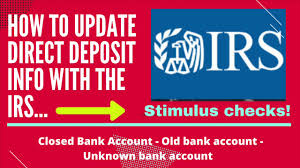 Will it be delivered through direct deposit? Stimulus Check Can You Change Direct Deposit Information Youtube