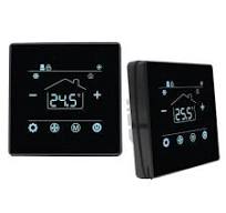 Black Color Negative Screen Hotel AC Thermostat For EC fan ...