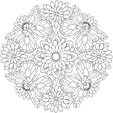 Butterfly mandala coloring page to color, print or download. Free Butterfly Mandala Coloring Pages Novocom Top
