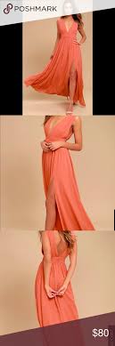 Heavenly Hues Rusty Rose Maxi Dress Lulus New With Tags