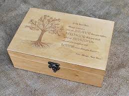 Wooden music box you are my sunshine engraved queen musical case toy kids gift. Custom Quote Wooden Box Memory Box Custom Engraved Jewelry Etsy In 2021 Engraved Jewelry Box Mementos Box Memory Box