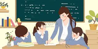 Bantu jawab dan dapatkan poin. Guru Dan Murid Gambar Unduh Gratis Ilustrasi 400276516 Format Gambar Psd Lovepik Com