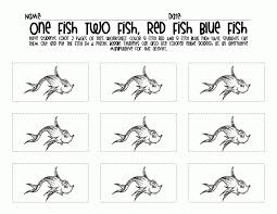Clip Art Of Black And White One Fish Two Fish Red Fish Blue Fish Red Fish Blue Fish One Fish Two Fish Two Fish