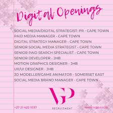 They should also make good use of prominent job search websites. Viv Gordon On Twitter Check Out The Hot Jobs We Have On Our Books In Digital At The Moment Visit Https T Co Dokp10rccq To See More And To Apply Digitalopenings Digital Digitalopportunities Vgp