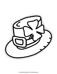 To print the free st. Leprechaun Hat Coloring Page Free Printable Pdf From Primarygames