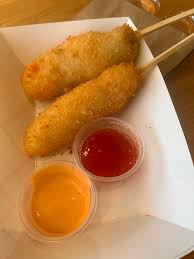 Topped with chicharrones and kimchi. Ssong Hot Dog Locations Alessiasemenzin