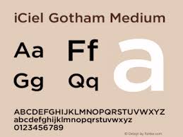 If you're interested in creating a font with bitfontmaker, all you need to do is draw ea. Iciel Gotham Medium Font Upfonts