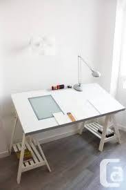Ikea Finnvard Adjustable Trestle So Table Can Tilt Or Be Different Heights Craft Room Tables Ikea Living Room Tables Ikea Craft Room