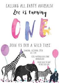 Girl Party Animal Invitation Calling All Party Animals Zoo Zoo Birthday Party Animal Birthday Party Animal Party