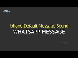 Whatsapp Message Sound Iphone Whatsapp Message Sound Default Free Sound Effects Download Youtube