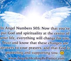 Angels Number 505 Now That You Ve Put God And Spirituality At The Center Of Your Life Everything Wil Angel Number Meanings Numerology Life Path Angel Numbers