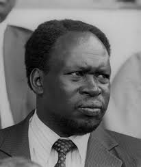 Image of Kenneth Matiba (KEN Kenya Ford Asili party leader) smiles  confidently,...,
