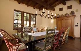 Spanish Colonial Hacienda Dining Room J D Peterson Round Dining Room Modern Spanish Decor Dining Room Small