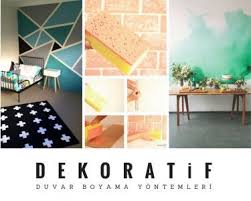 2019 Yili Duvar Boyama Fikirleri Ve Yontemleri Duvar Ev Dekorasyonu Fikirler