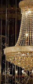 Black And Gold Crystal Chandelier Gold And Decadent This Stunning Chandelier Will Add A Glamour To Any Home Luxury Chandelier Chandelier Crystal Chandelier