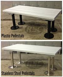 Ada Plastic Slat Locker Room Bench